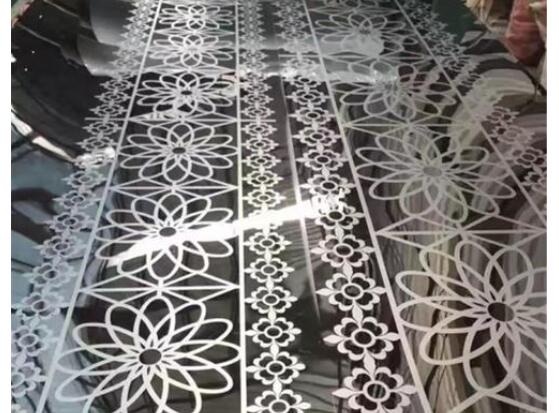 大幅面光纖激光打標機雕刻彩色不銹鋼蝕刻電梯板，精細，3D立體感
